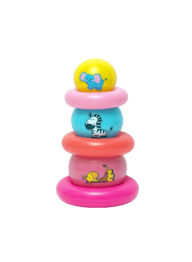 Ramson Stackable Plastic Ball for Infants & Kids - (Multicolor) - Image 1